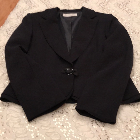 Tahari Jackets & Blazers - Black peplum blazer by Tahari size 10